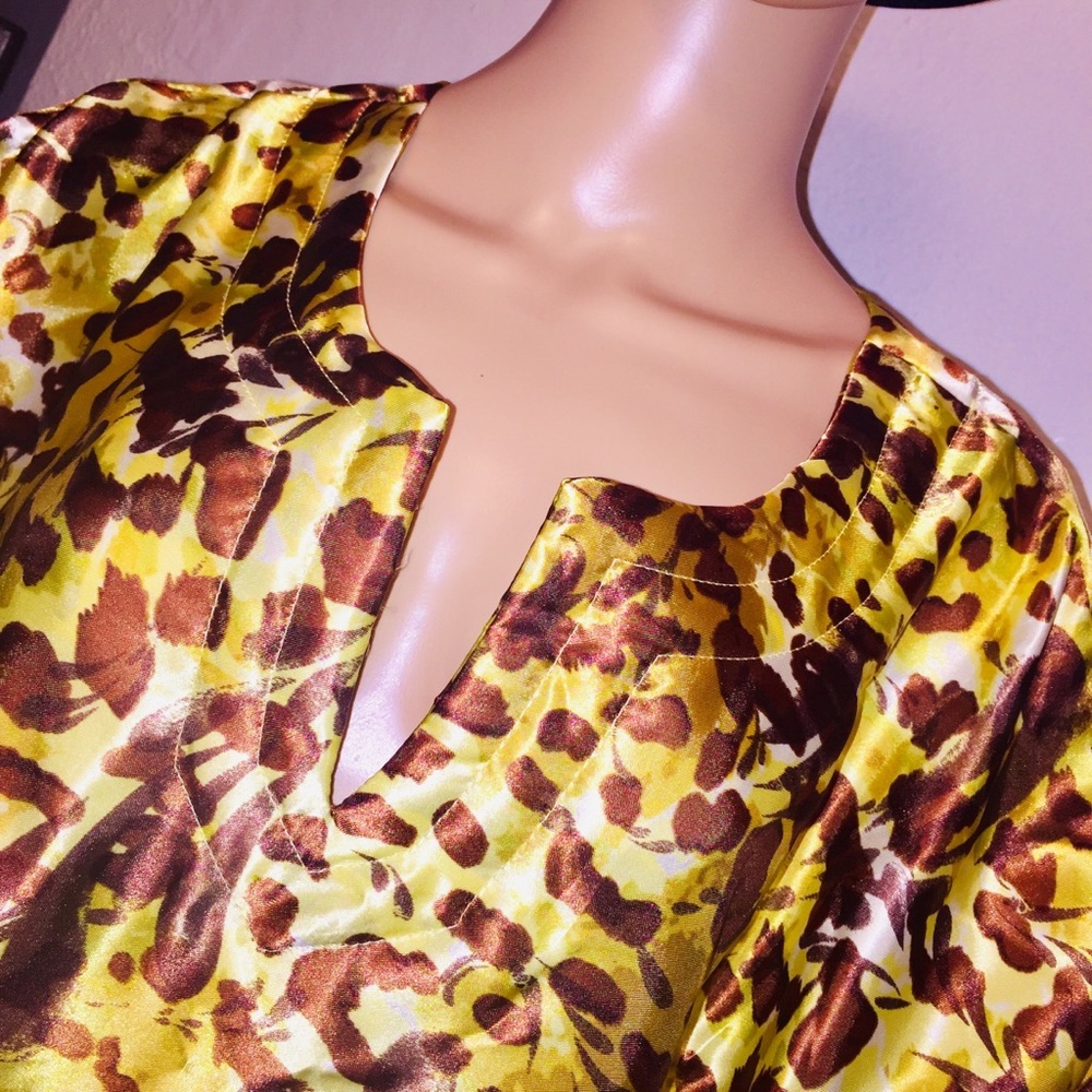 Animal print gown XXL